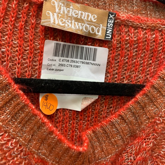 Vivienne Westwood cable knit sweater